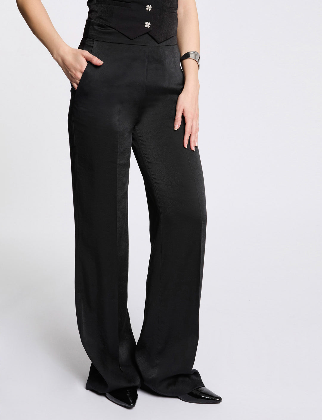 Pantalon large fluide