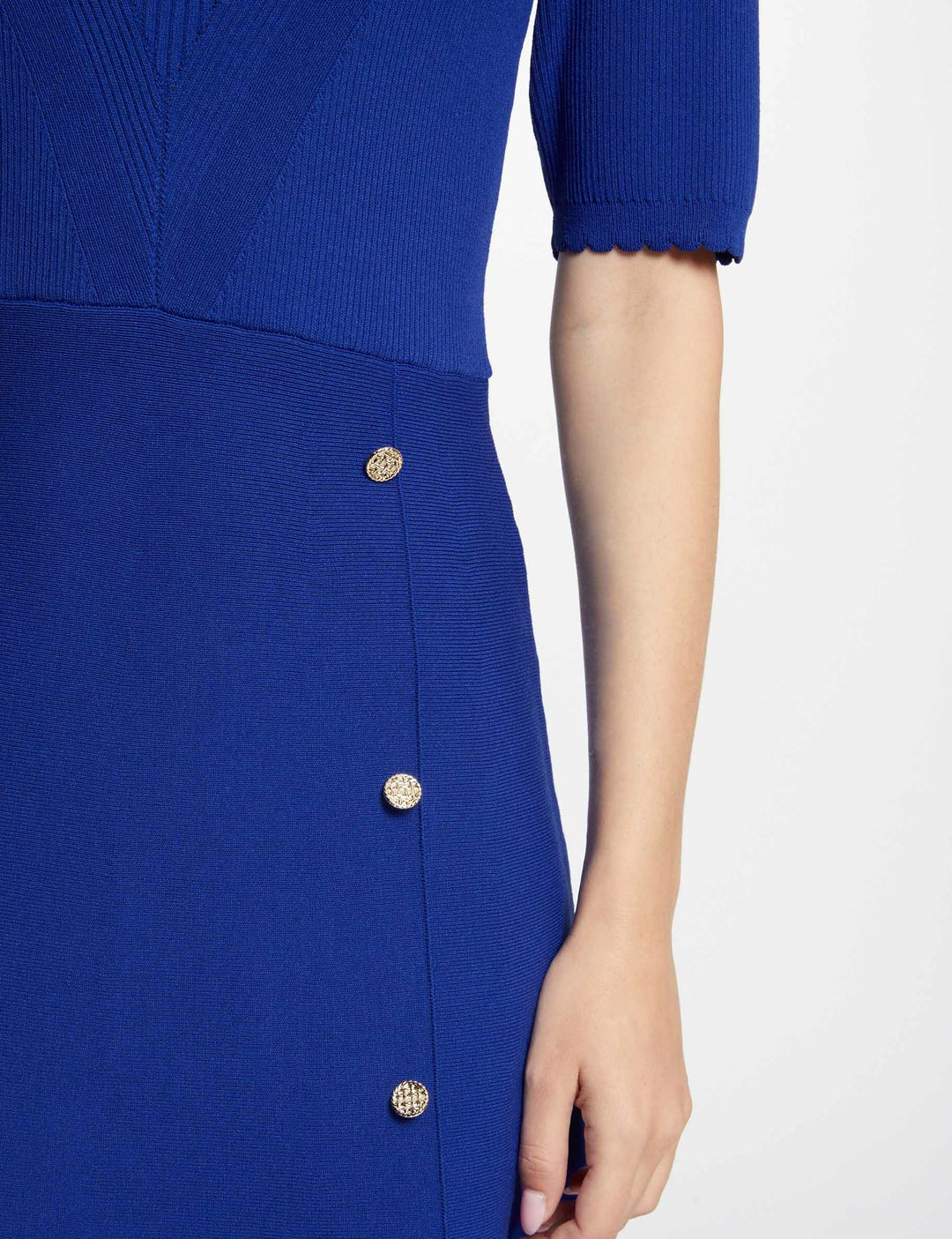 Robe tricot courte trapèze