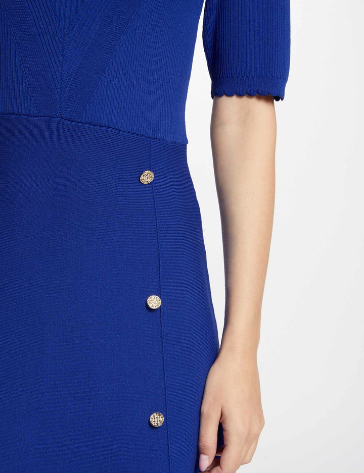 Robe tricot courte trapèze