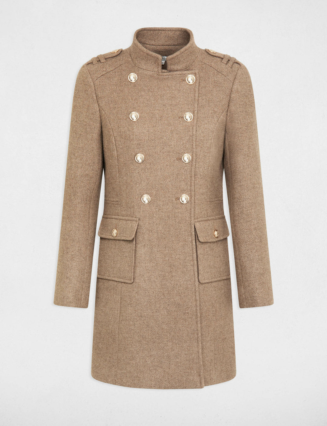 Manteau long à  boutons