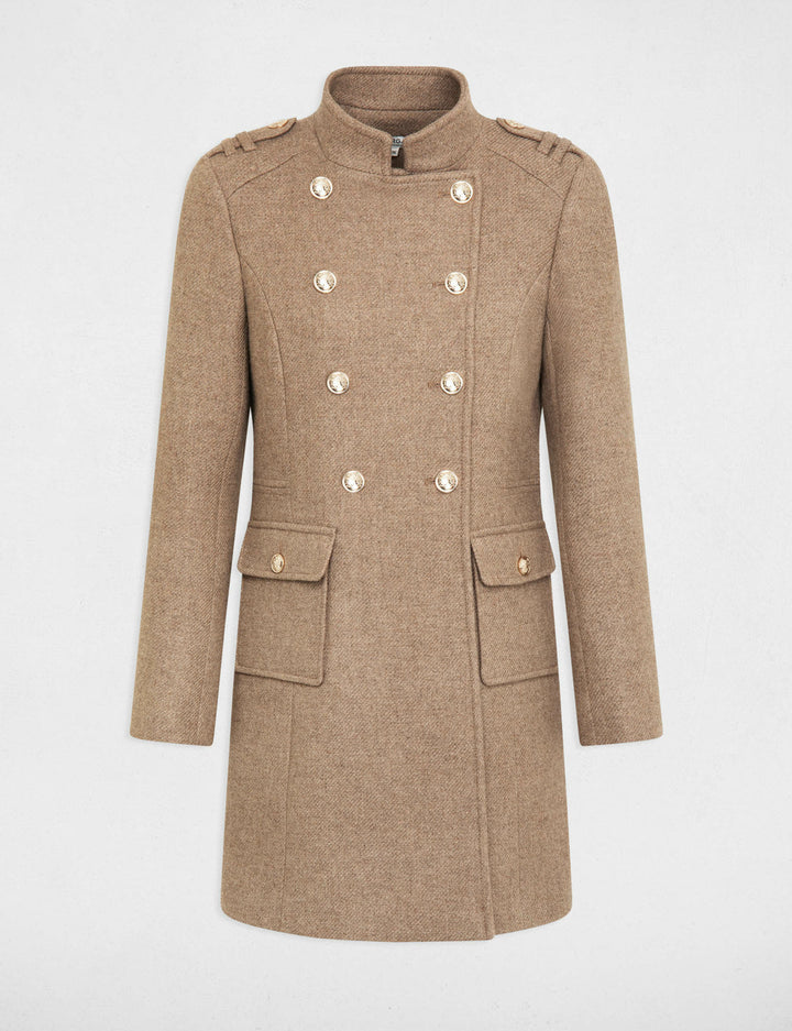 Manteau long à  boutons