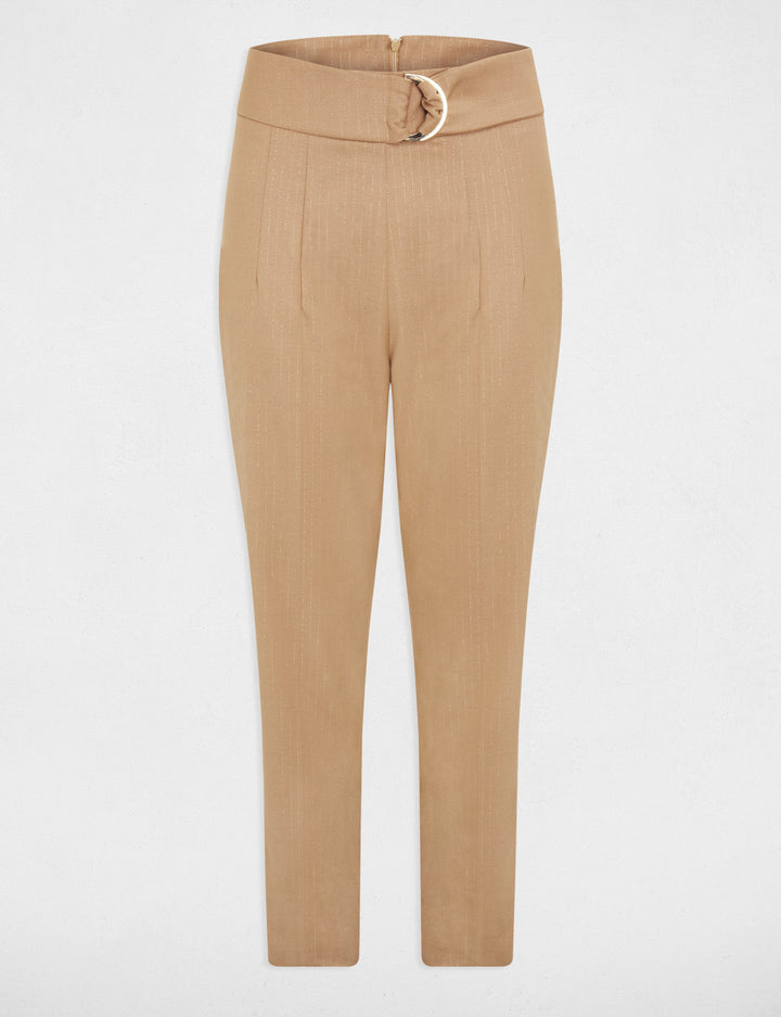 Pantalon ajusté à  rayures