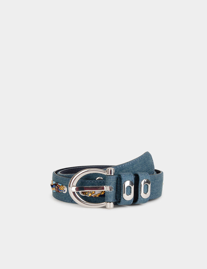 Ceinture en jean à  foulard