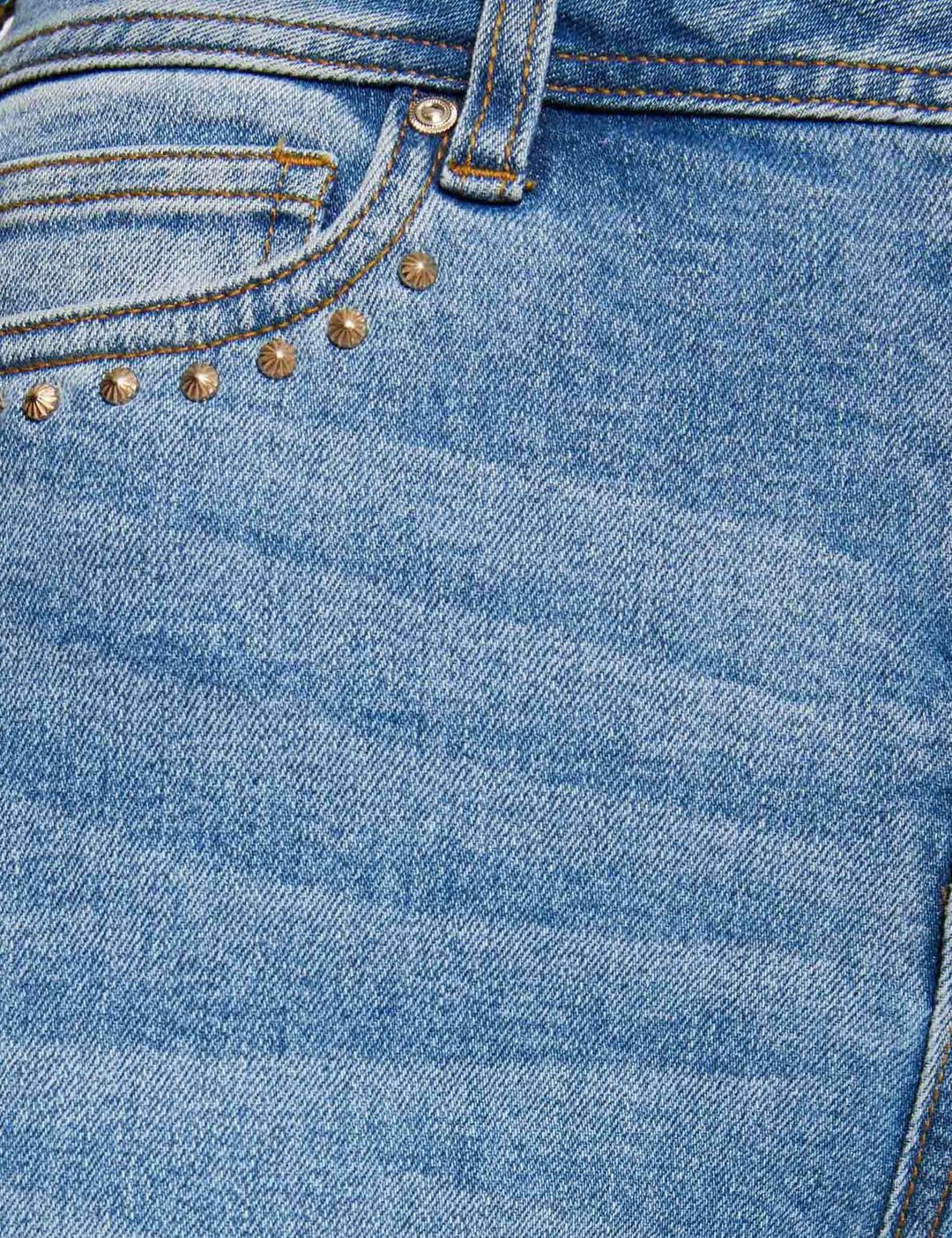 Jeans droit avec clous