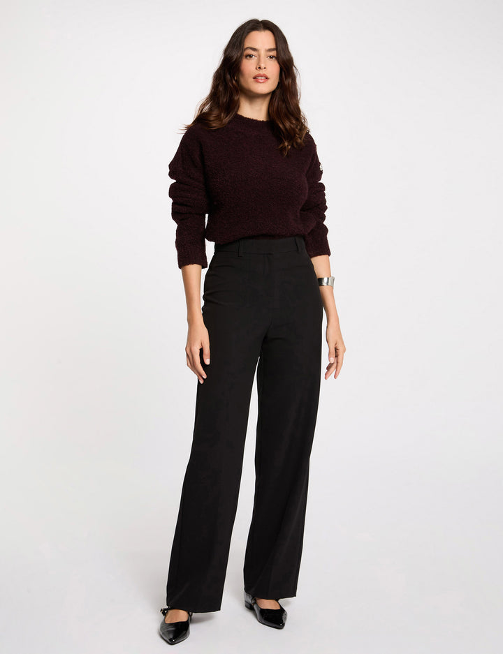 Pantalon droit à  pinces
