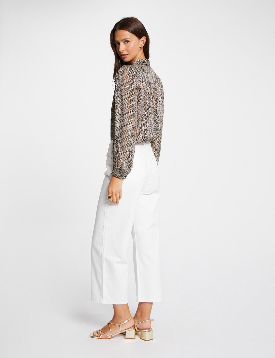 Jeans droit 7/8ème
