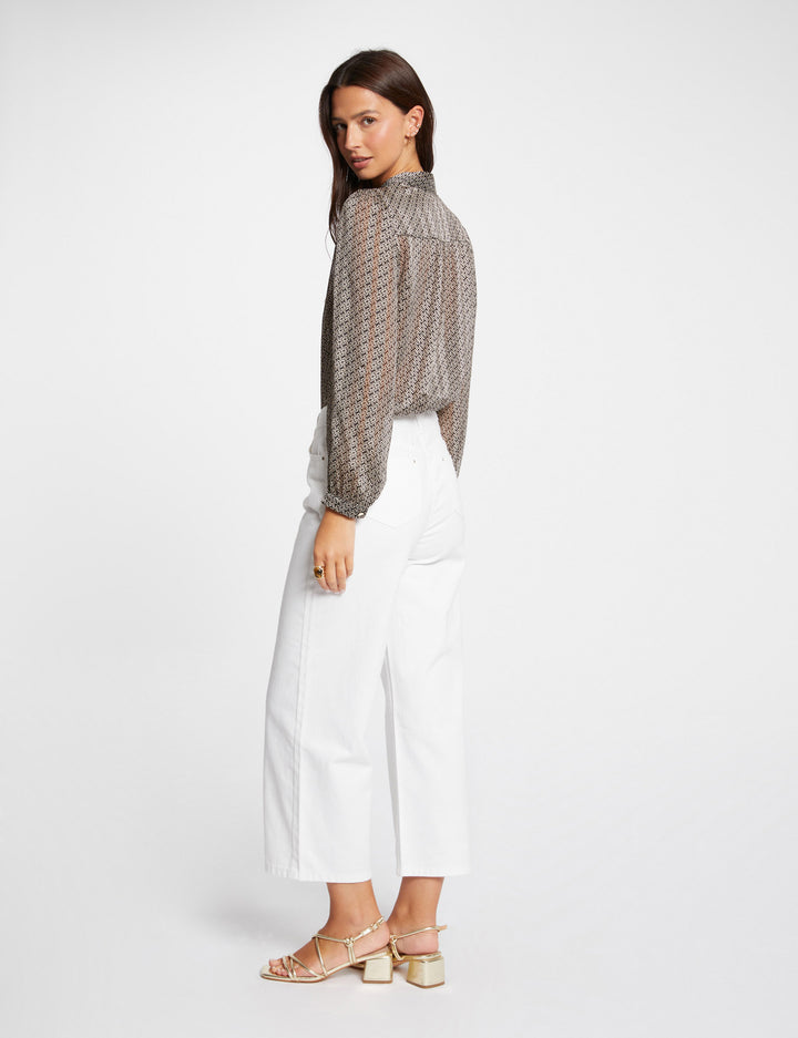 Jeans droit 7/8ème