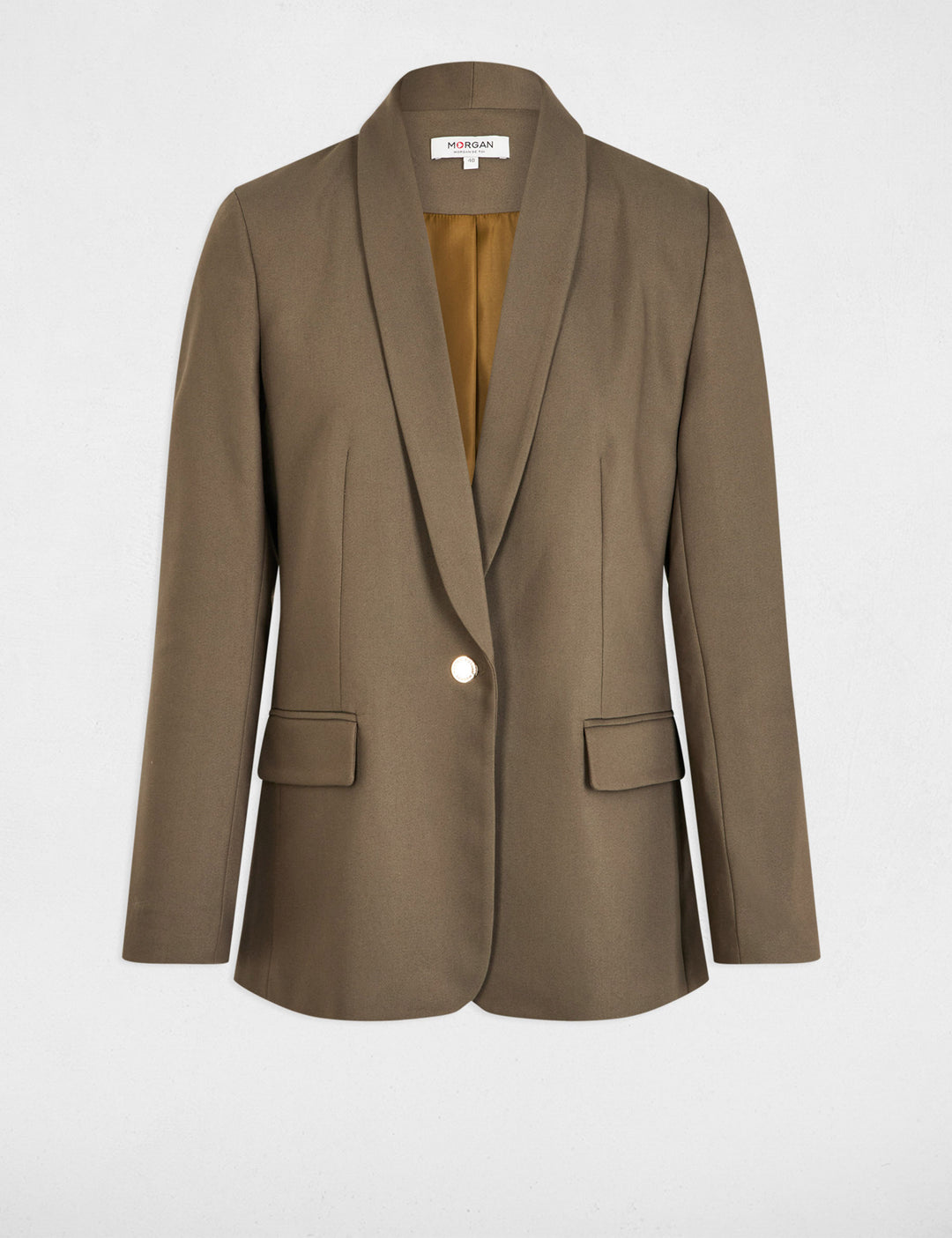 Veste courte col châle