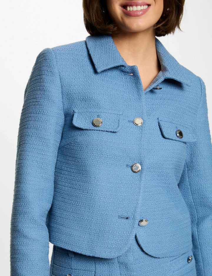 Veste courte tweed