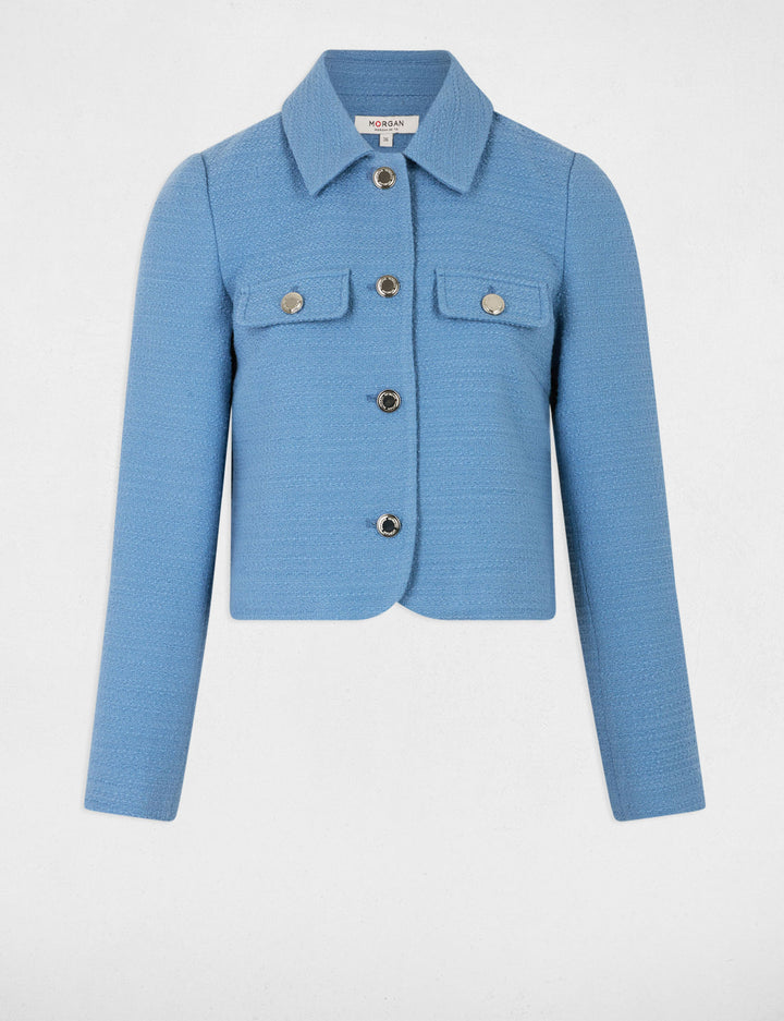 Veste courte tweed
