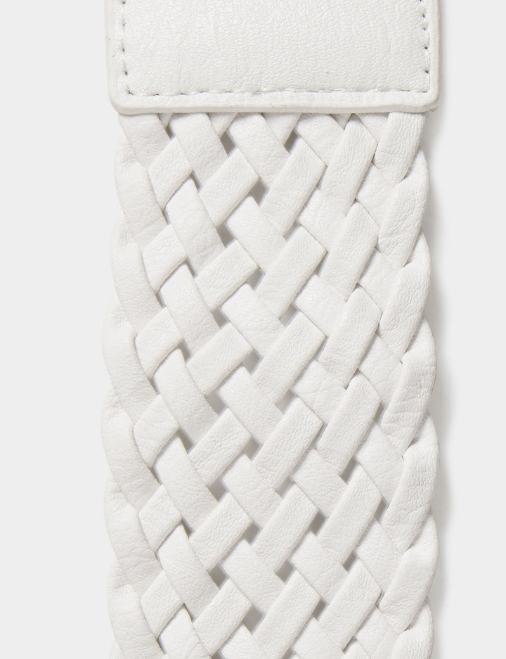 Ceinture élastiquée tressée