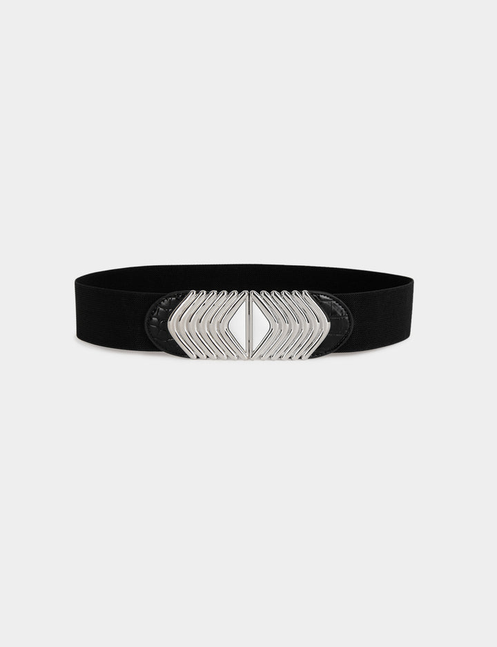 Ceinture élastiquée à  boucle