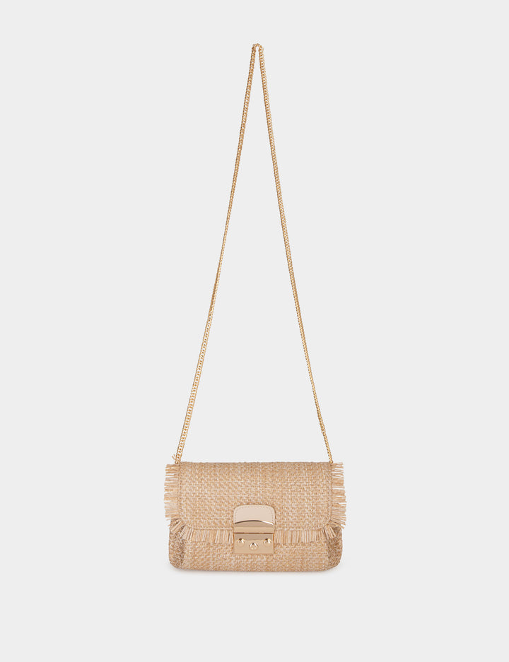 Sac tressé à  franges