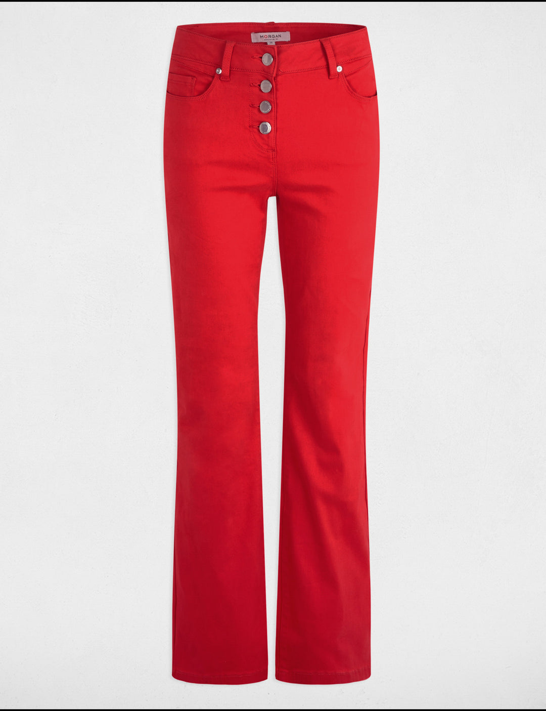 Pantalon bootcut boutonné