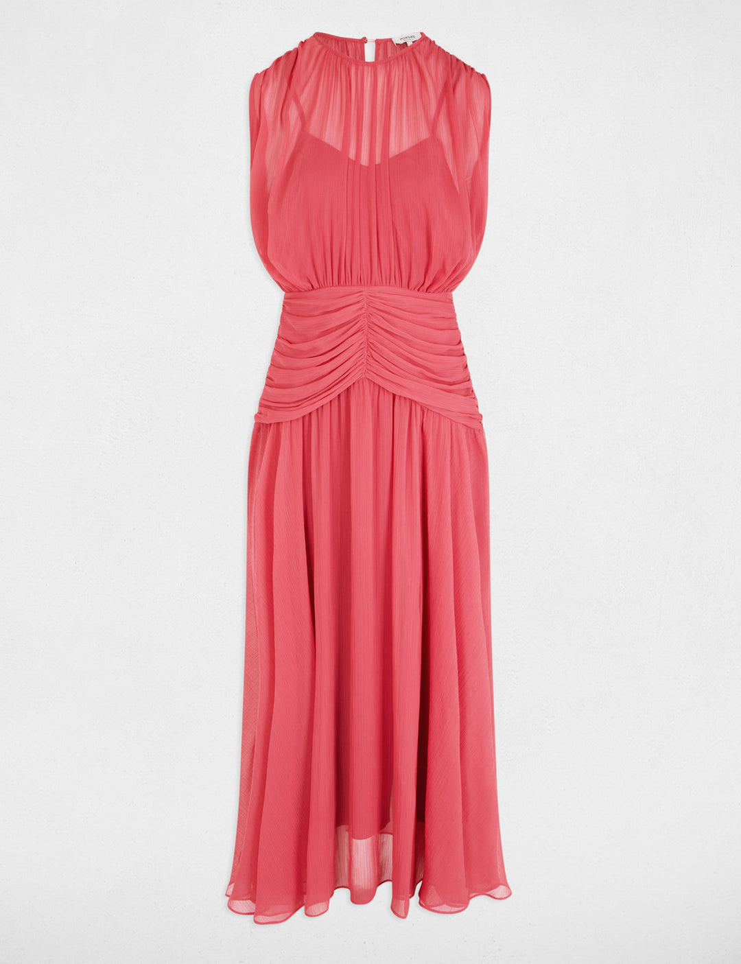 Robe longue drapée