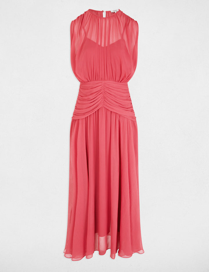 Robe longue drapée