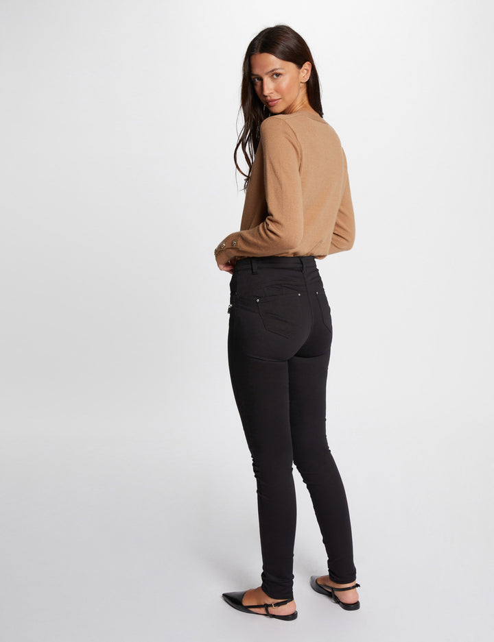 Jeans slim détails zippés