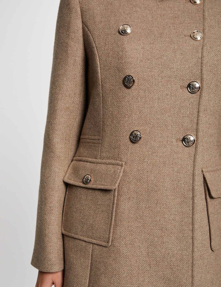 Manteau long à  boutons