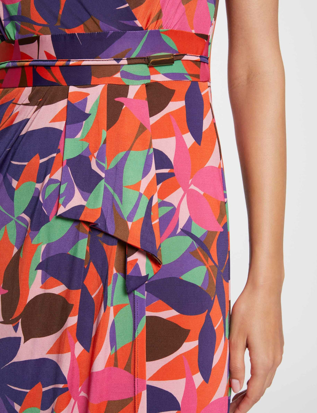 Robe midi imprimée
