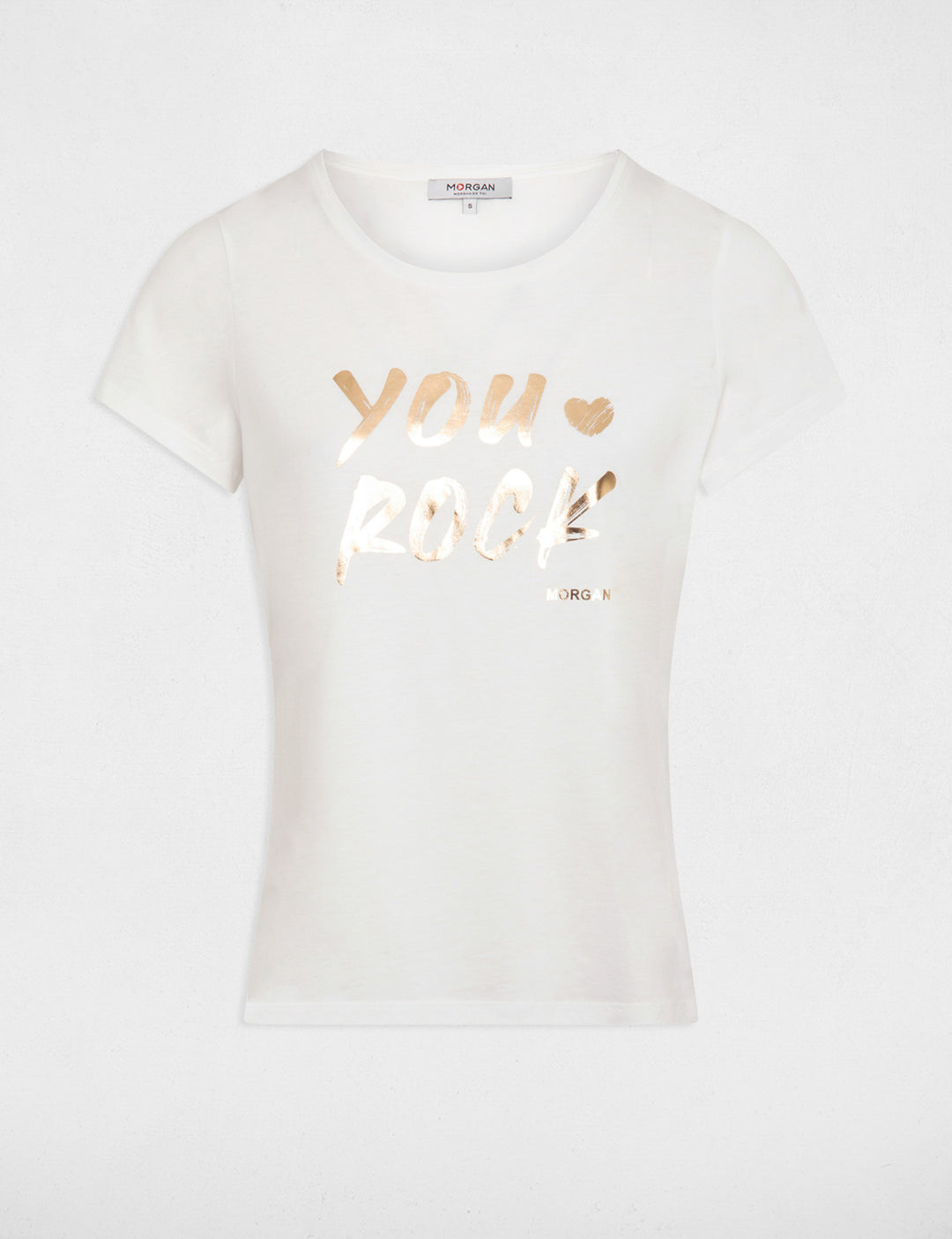 T-shirt à  inscription