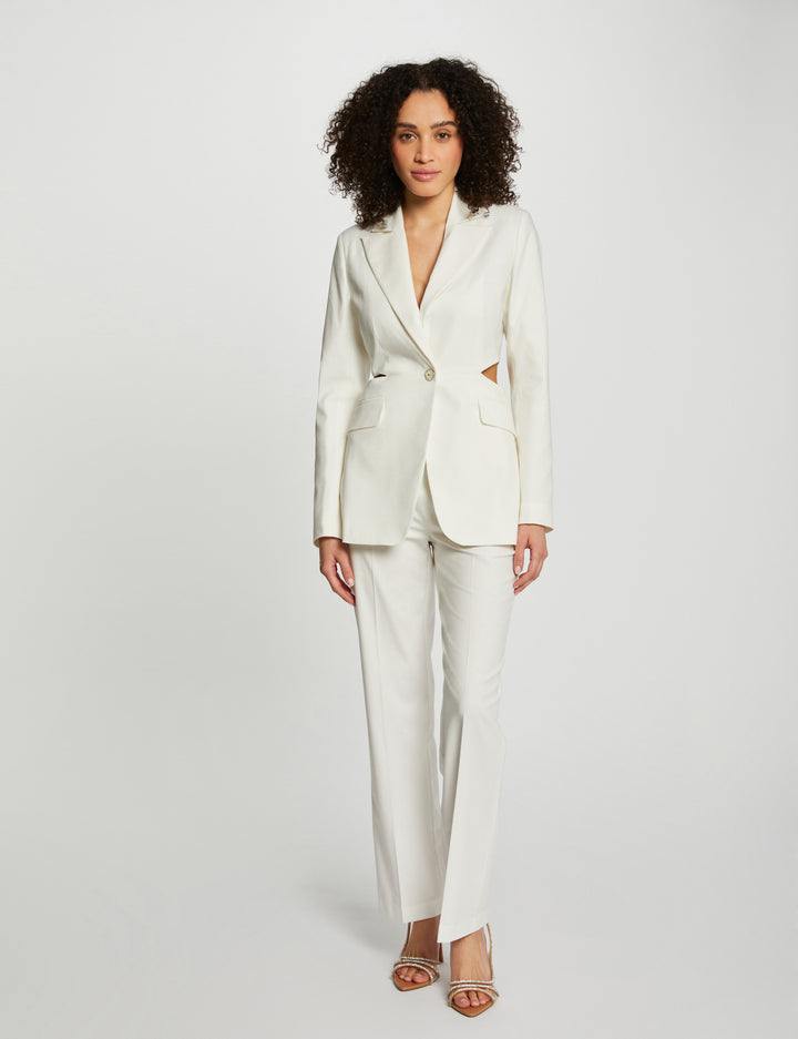 Pantalon ajusté à  pinces