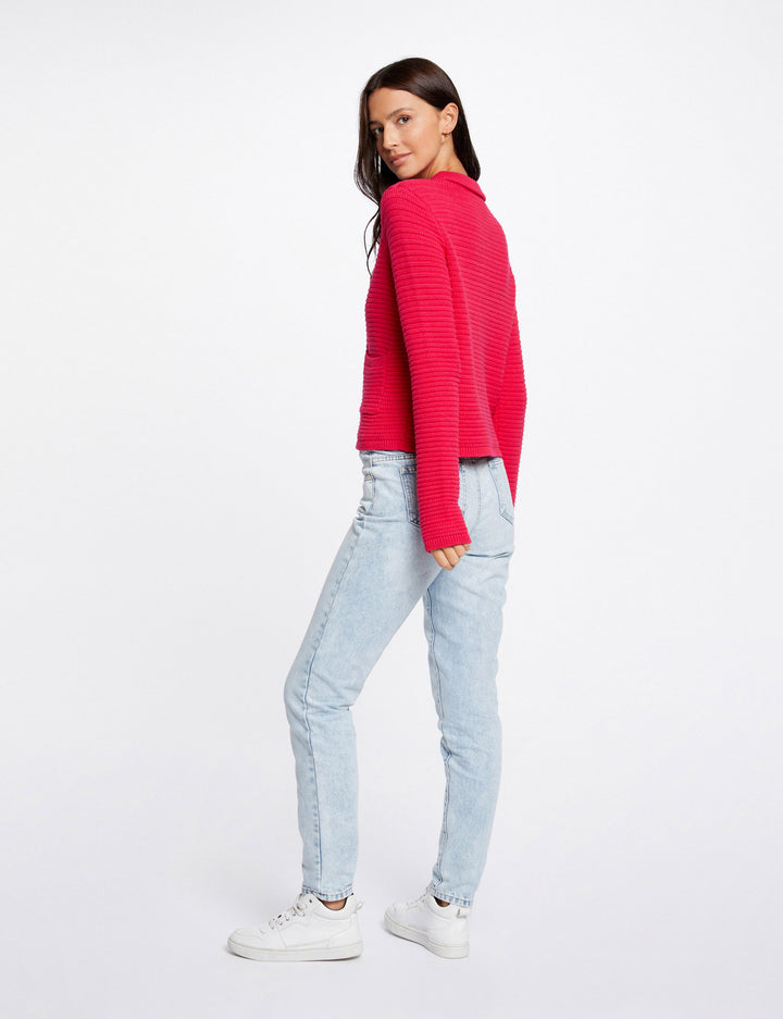 Gilet manches longues boutonné