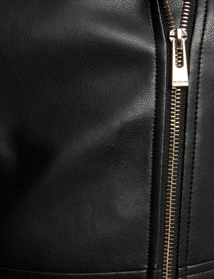Blouson court simili cuir