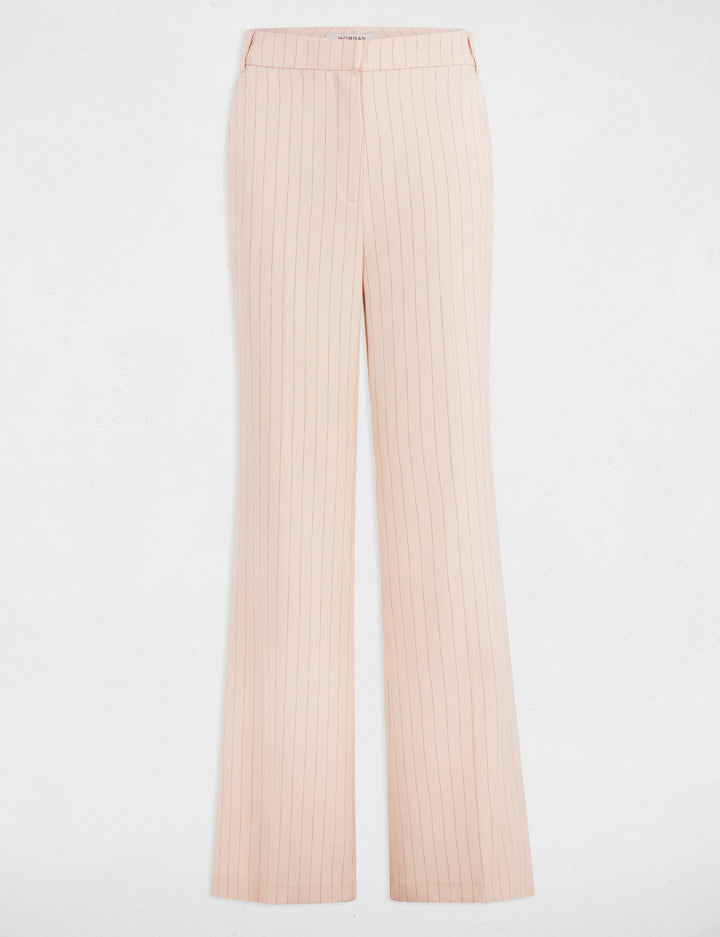 Pantalon large rayé