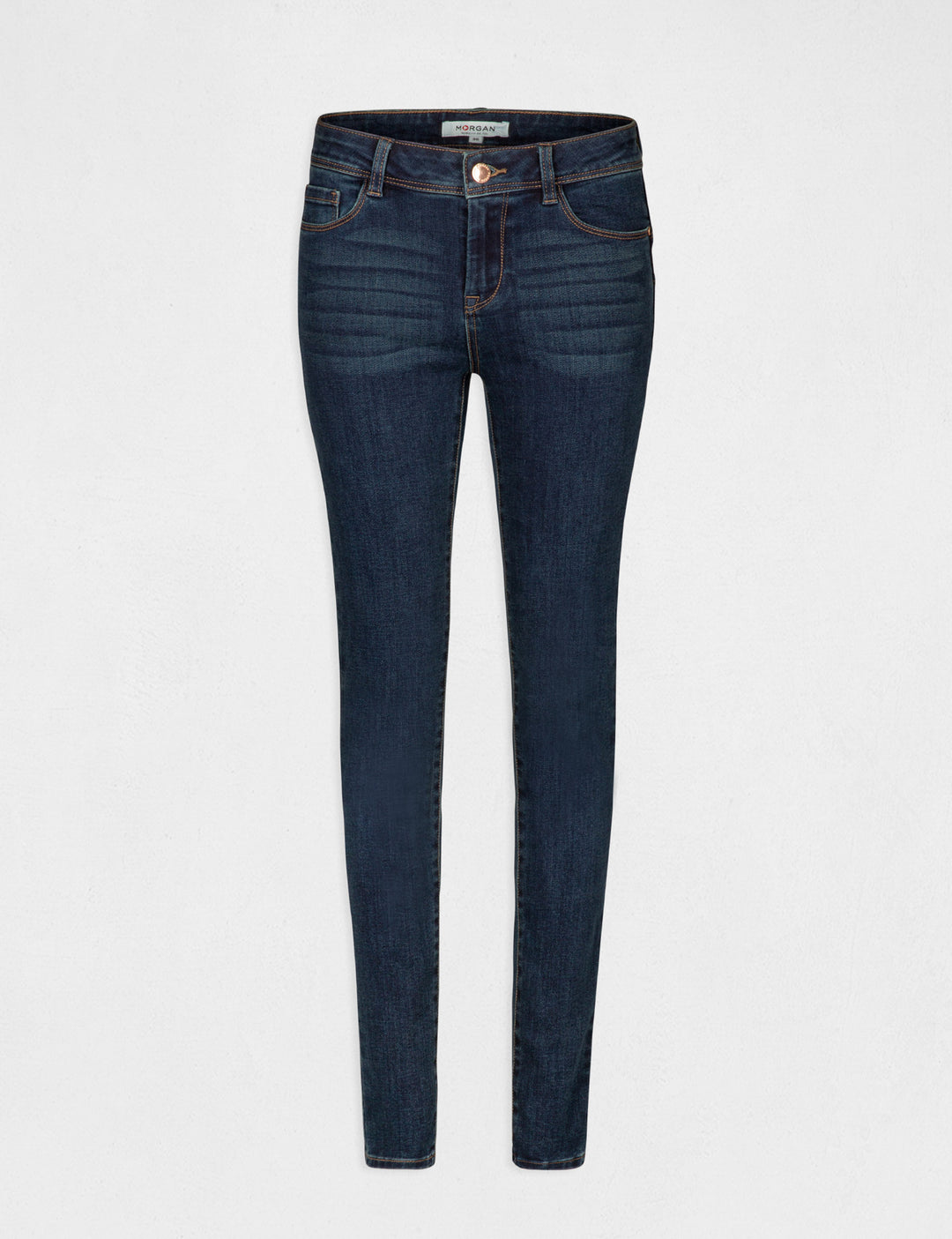 Jeans slim taille standard à  poches