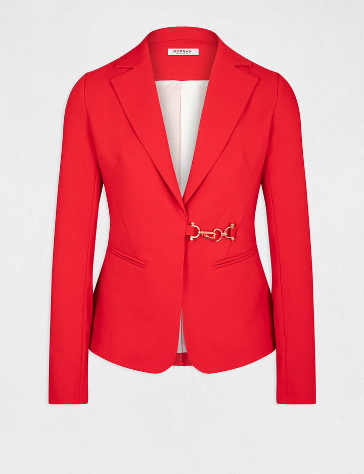 Veste city cintrée avec boucle