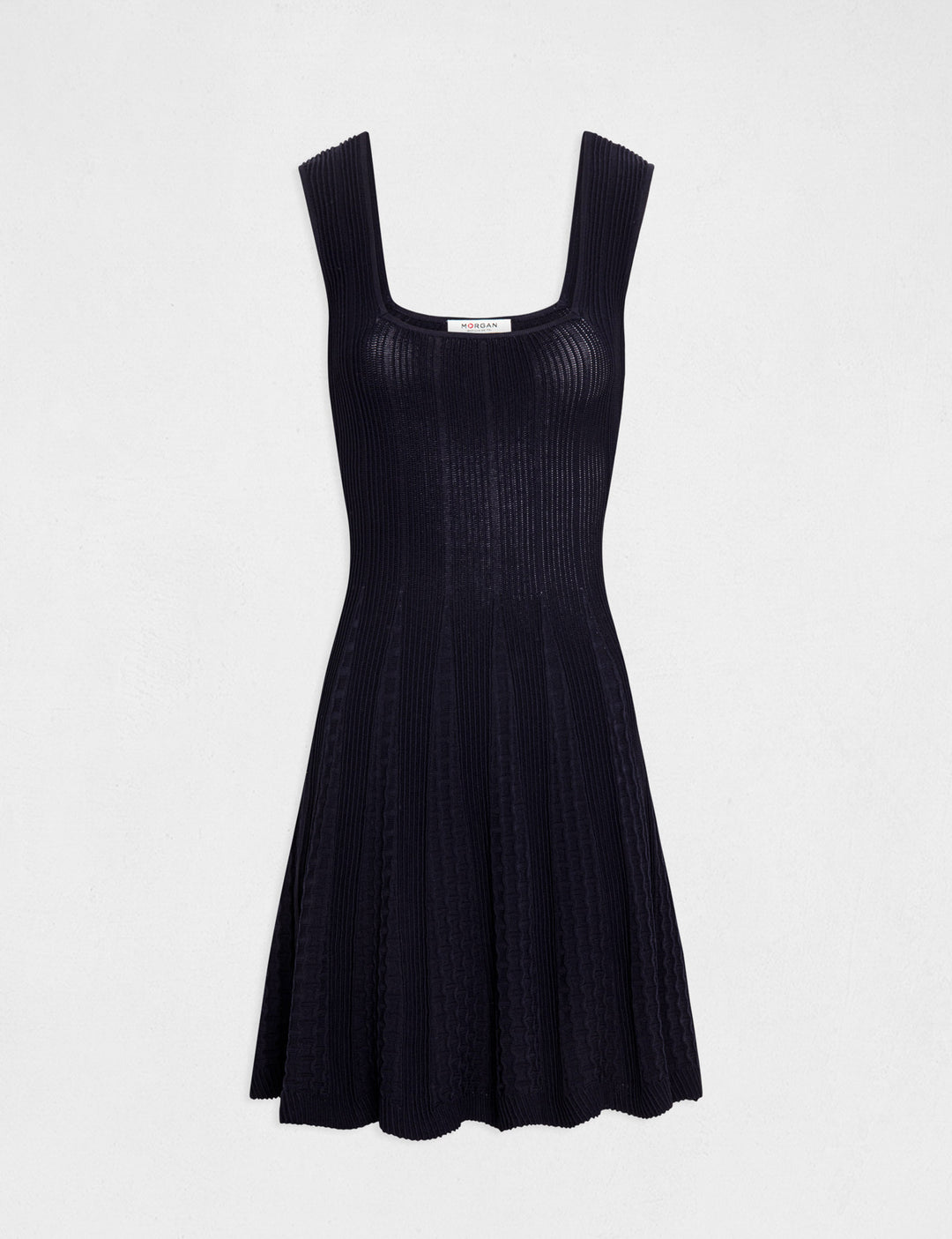 Robe pull patineuse à  bretelles