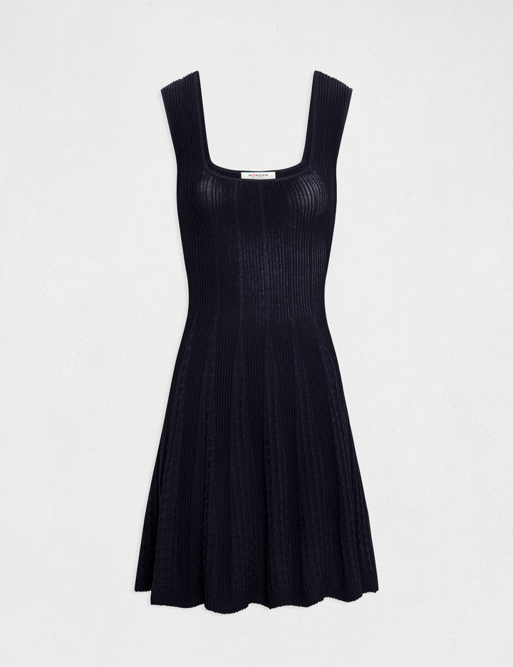 Robe pull patineuse à  bretelles