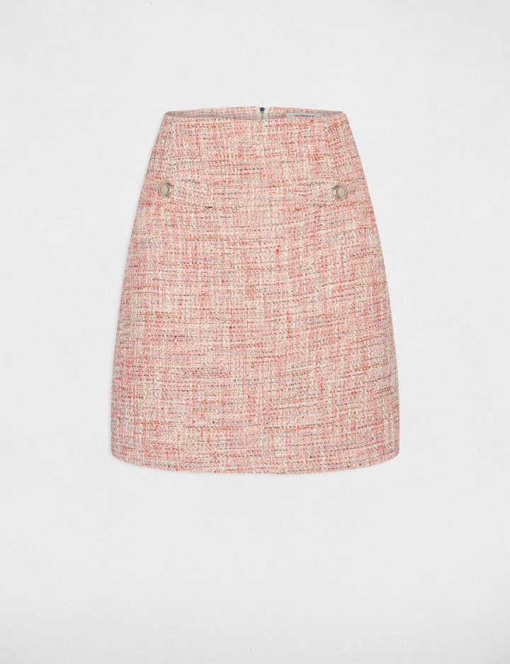 Jupe droite taille haute