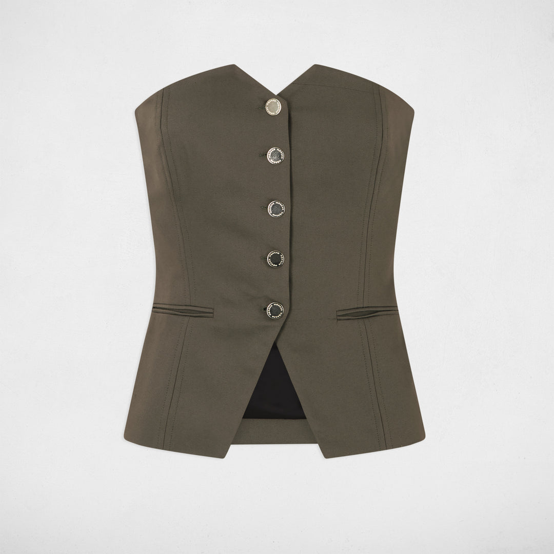 Bustier sans manches