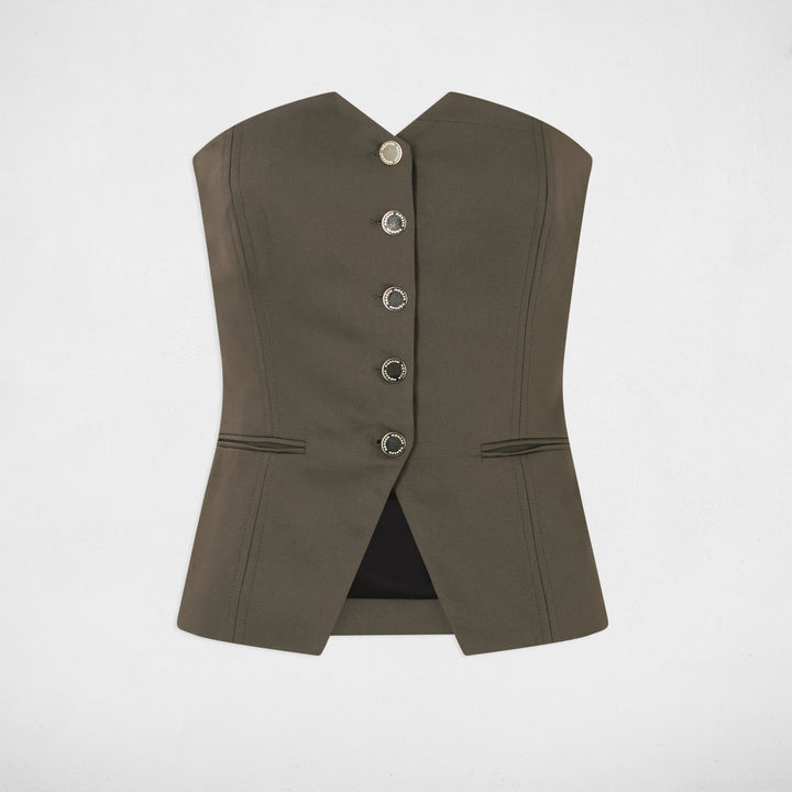 Bustier sans manches