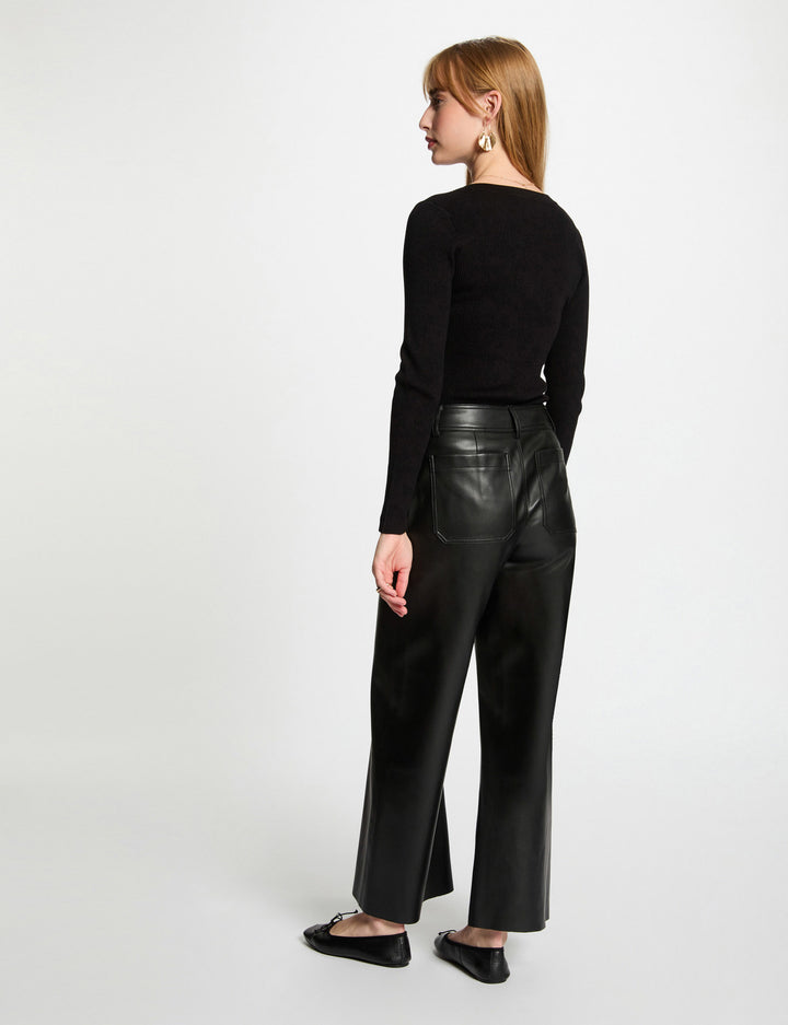Pull manches longues boutons