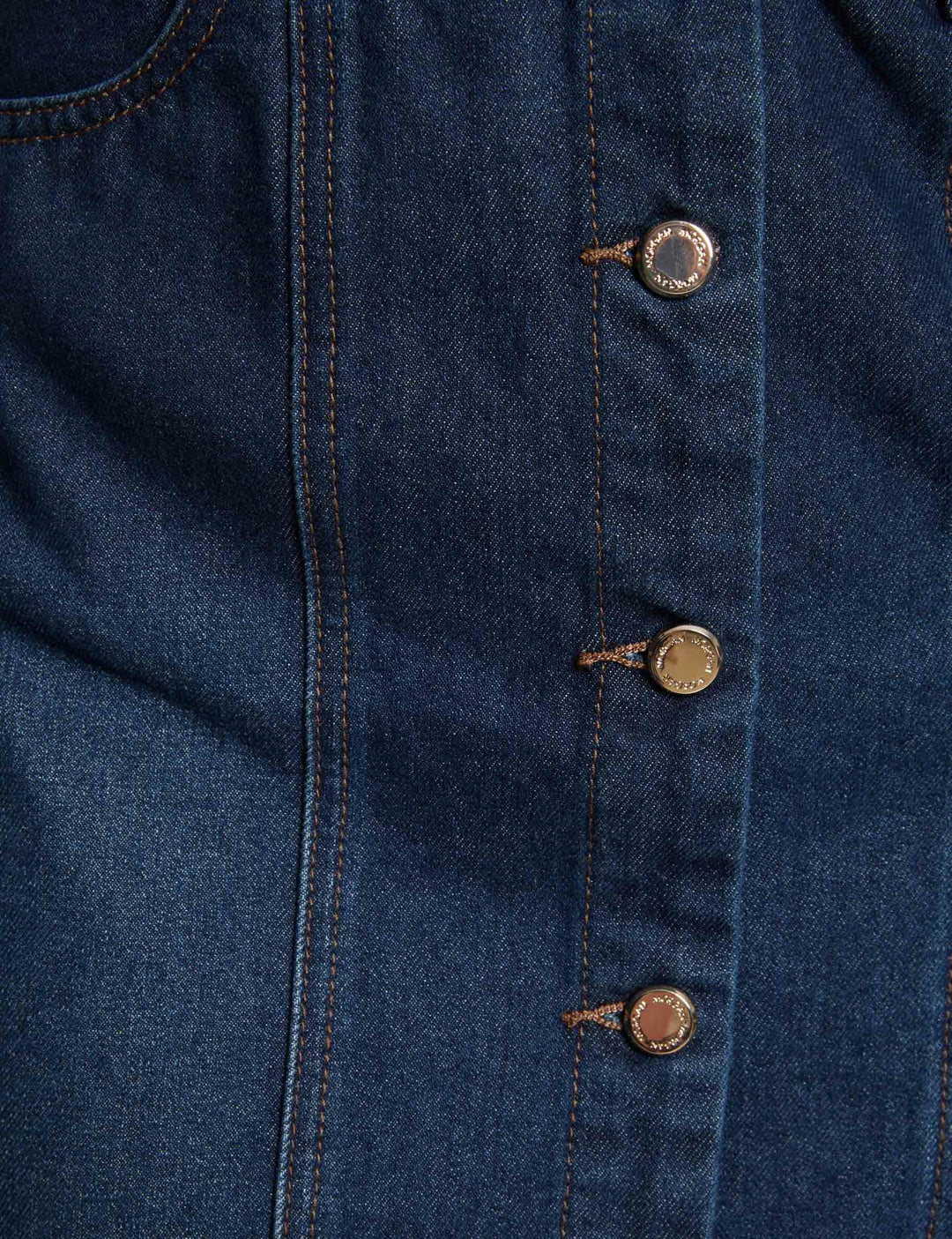 Robe courte ajustée en jean