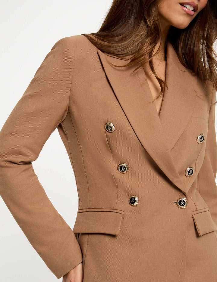 Blazer ajusté manches longues