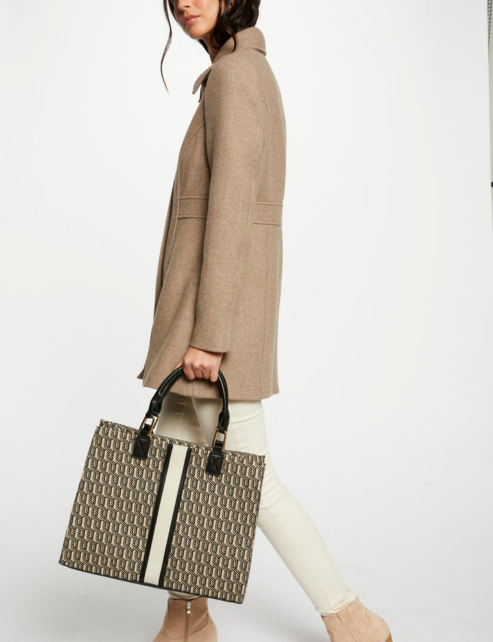 Sac cabas imprimé graphique