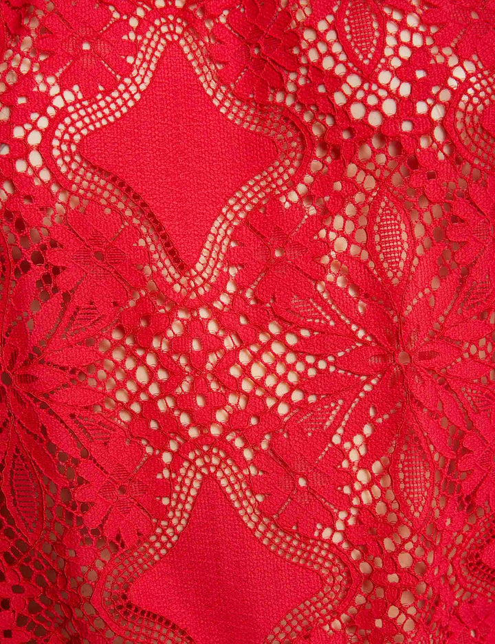 T-shirt manches 3/4 dentelle