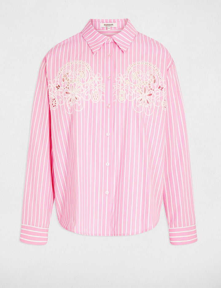 Chemise oversize à rayures