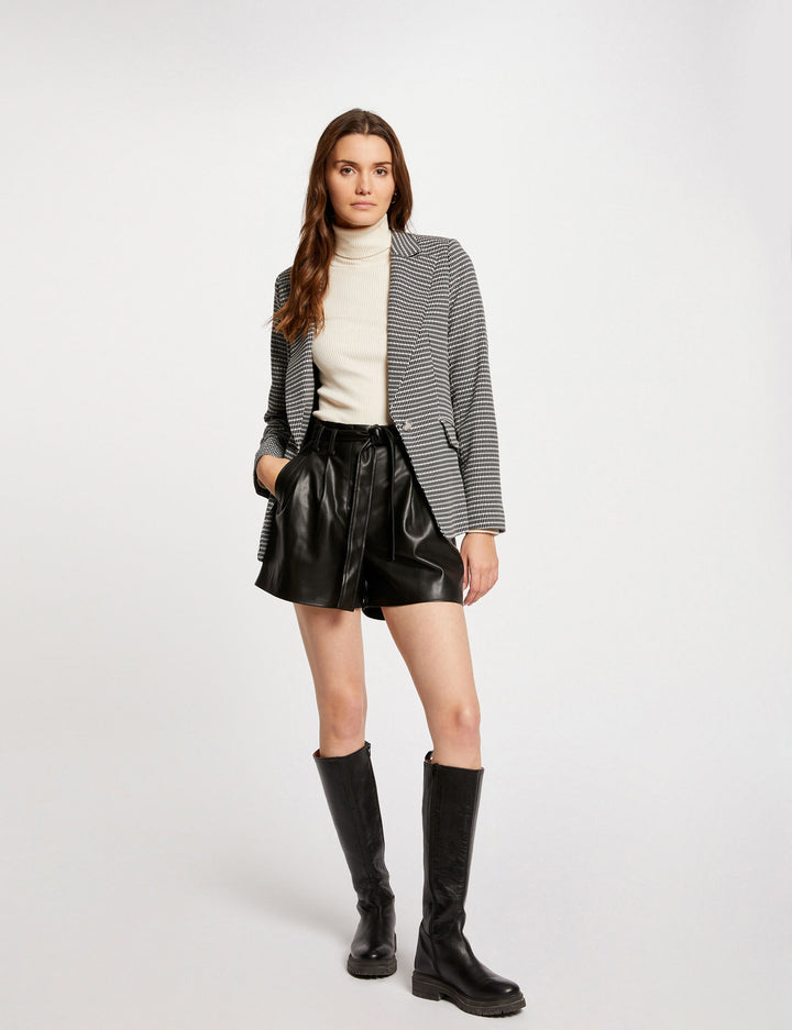 Blazer imprimé géométrique