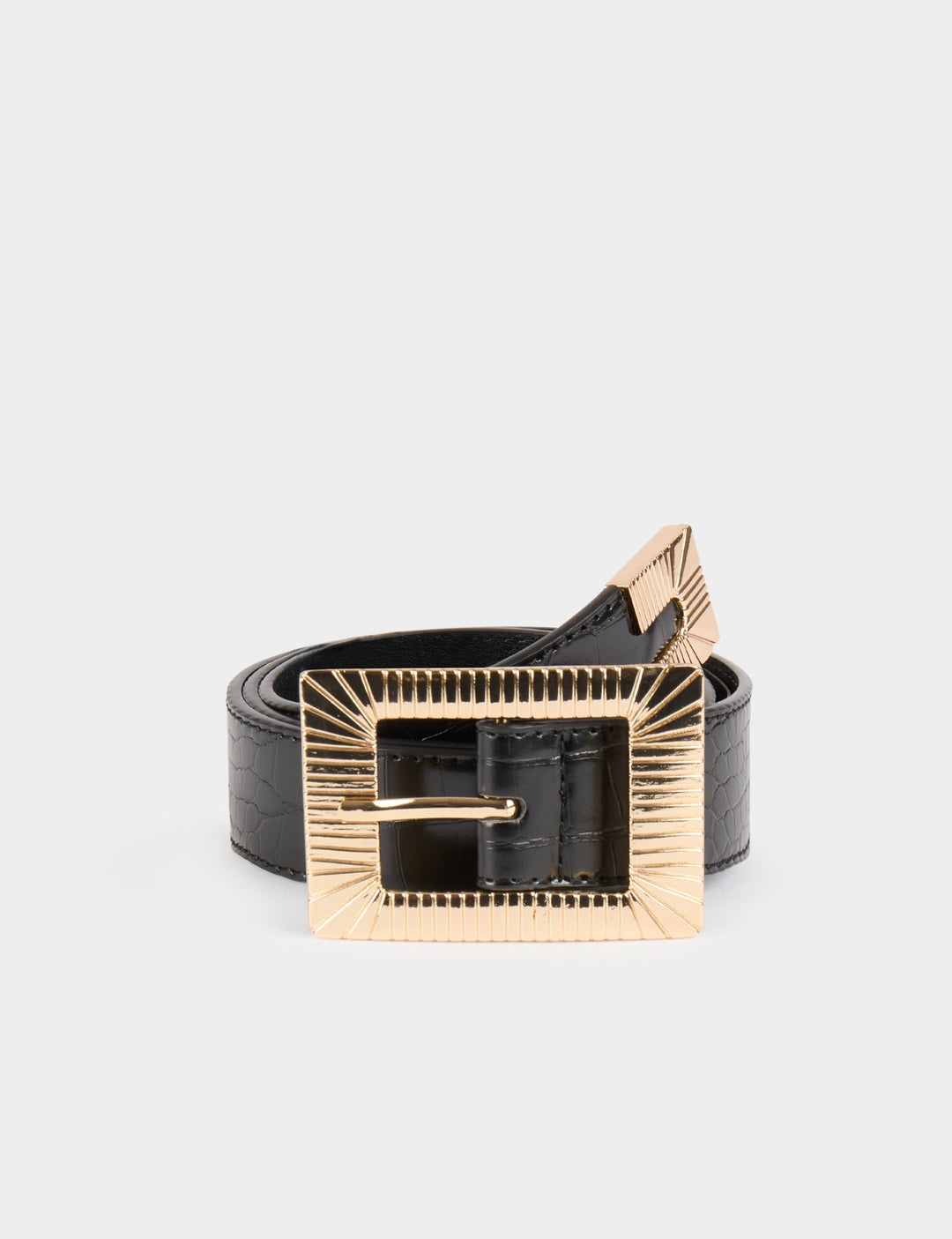 Ceinture aspect croco