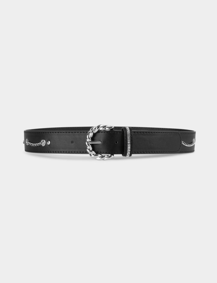 Ceinture avec détails chaînes