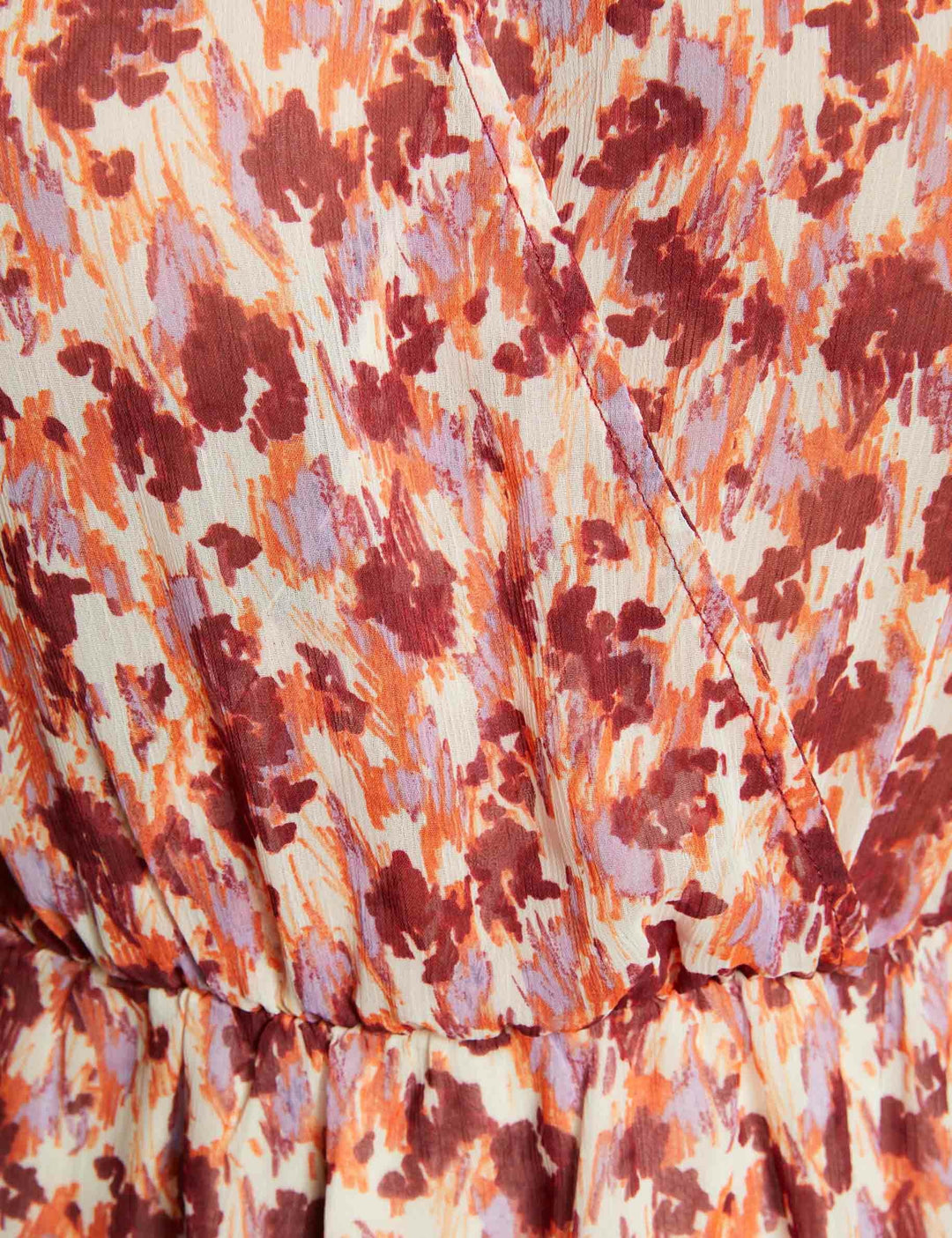 Robe trapèze imprimé abstrait