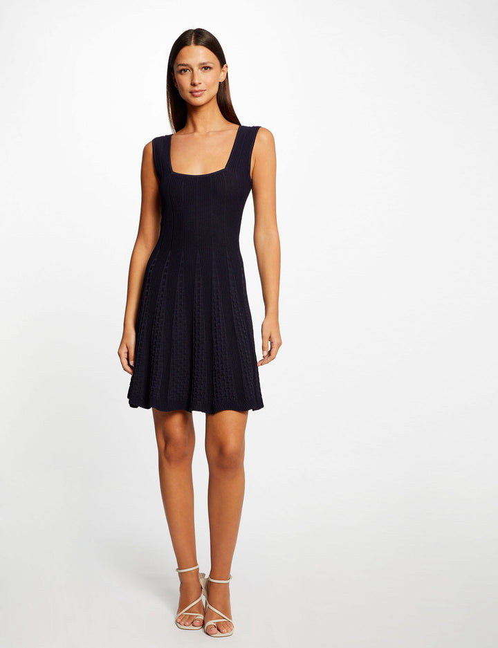 Robe pull patineuse à  bretelles