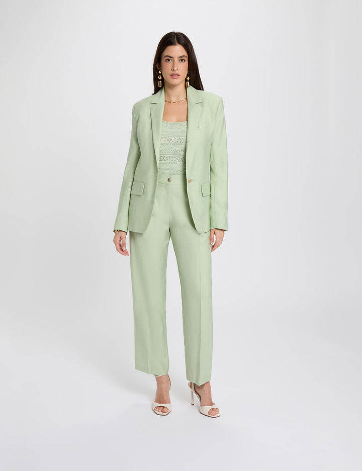 Veste ajustée col tailleur