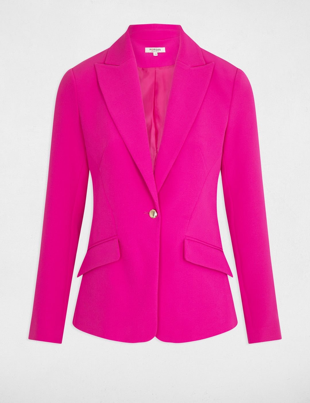 Blazer droit manches longues