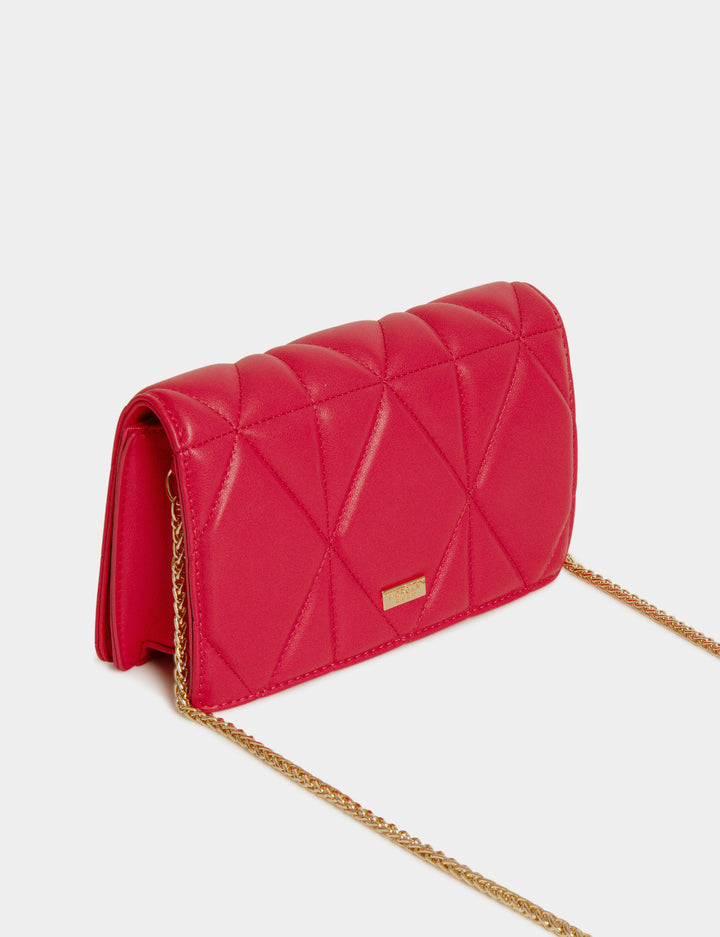 Sac pochette matelassé en bandoulière