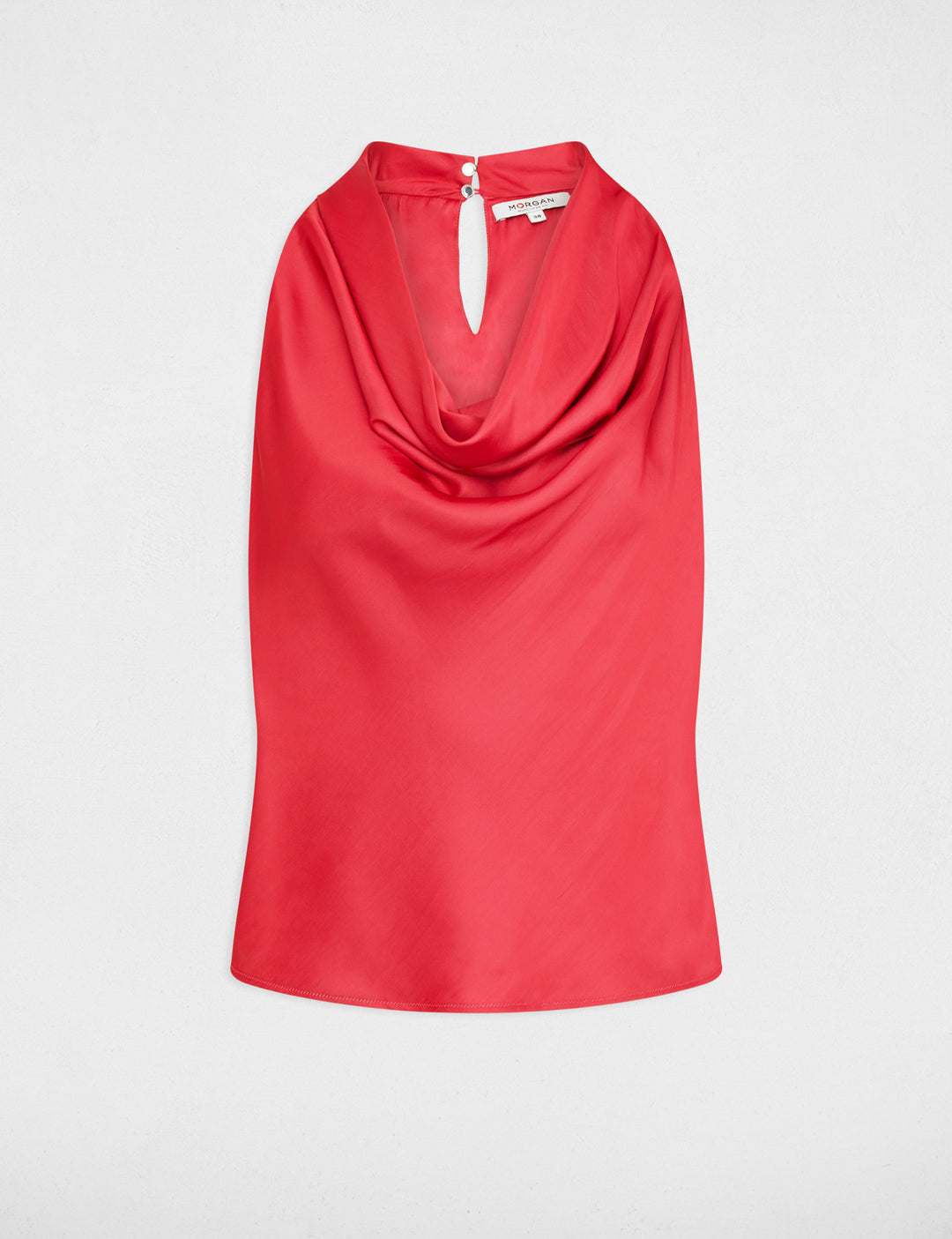Top sans manches satin